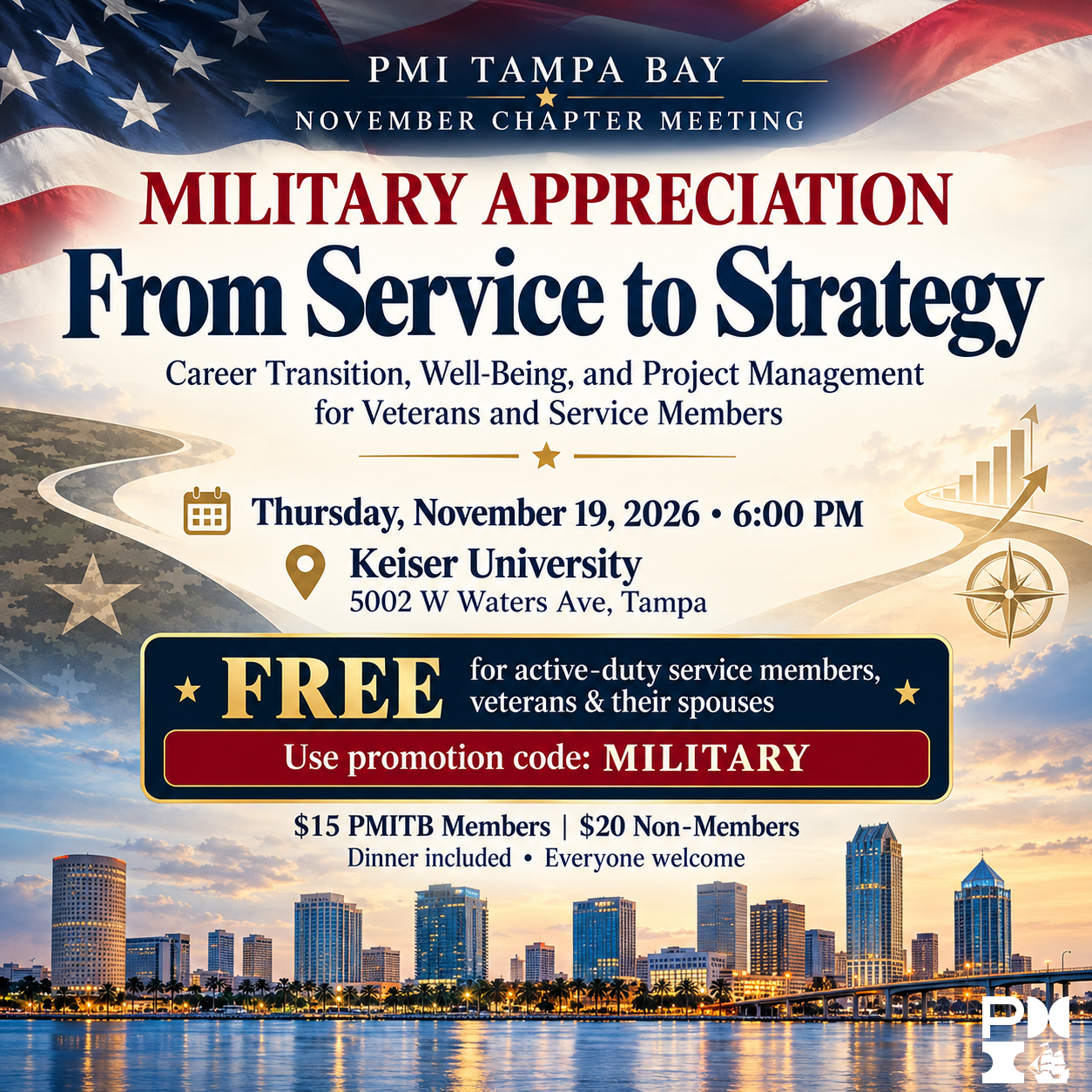 From Service to Strategy — Military Appreciation Chapter Meeting